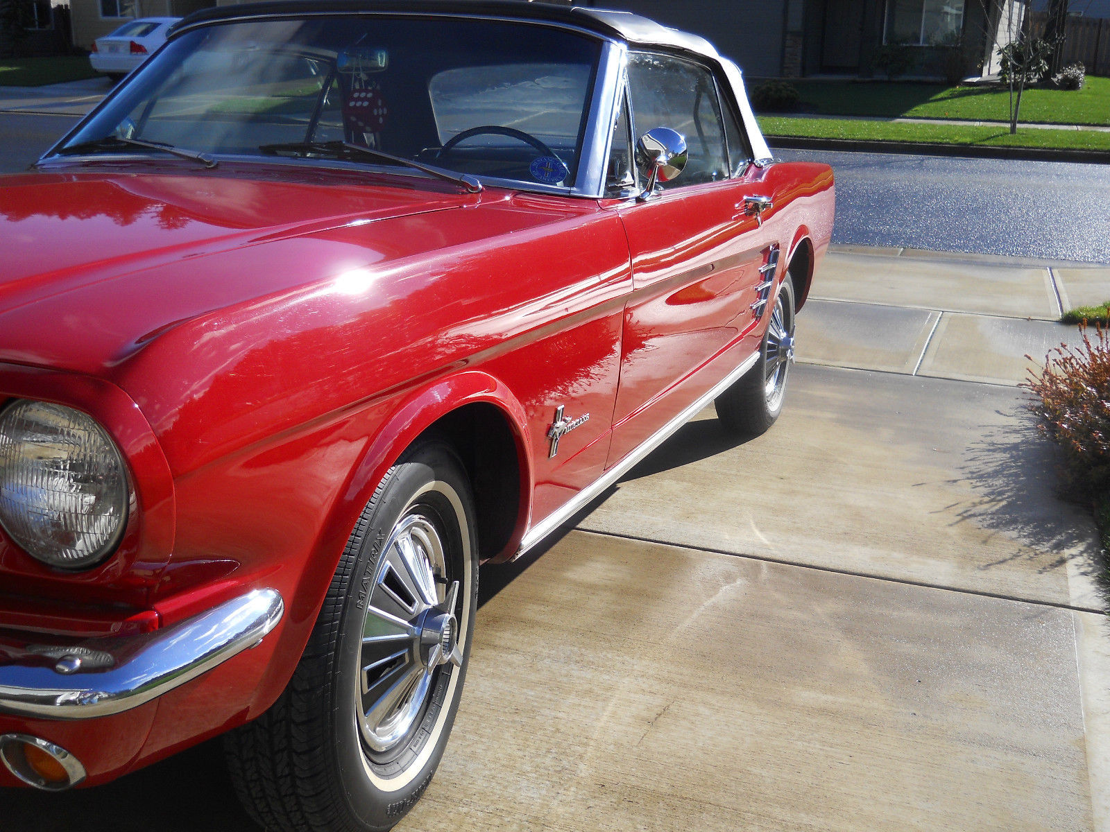 1966 Green Ford Mustang Convertible