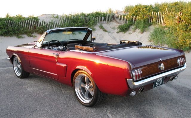 1966 Burgundy Metallic Ford Mustang Convertible - (brand new)