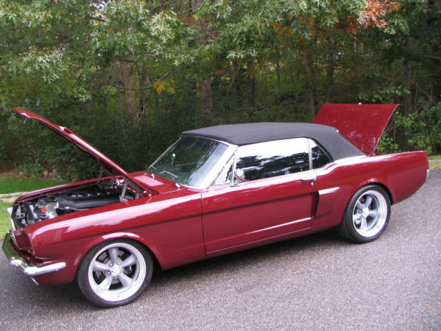 1966 Burgundy Metallic Ford Mustang Convertible - (brand new)
