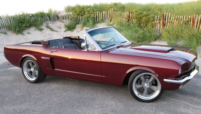 1966 Burgundy Metallic Ford Mustang Convertible - (brand new)