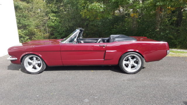 1966 Burgundy Metallic Ford Mustang Convertible - (brand new)