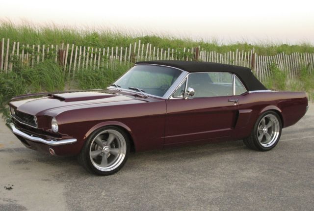 1966 Burgundy Metallic Ford Mustang Convertible - (brand new)