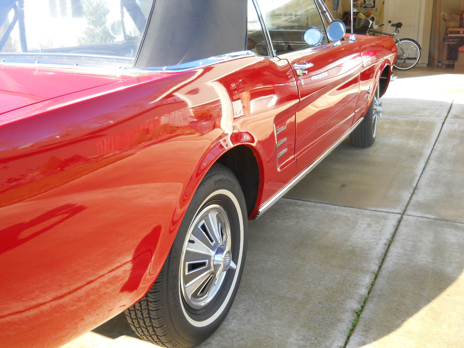 1966 Green Ford Mustang Convertible
