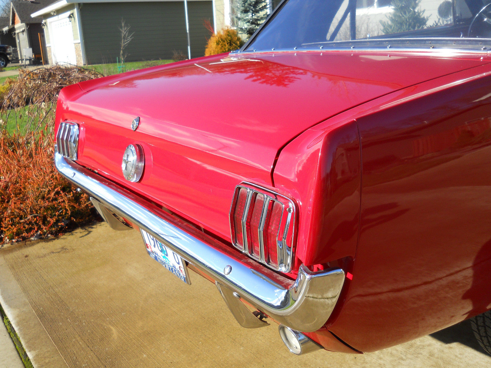 1966 Green Ford Mustang Convertible