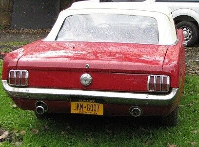 1966 Red Ford Mustang Convertible