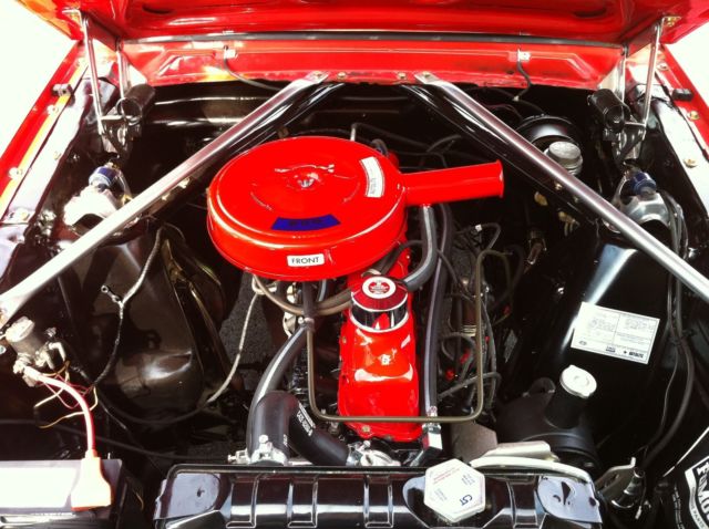 1966 Red Ford Mustang Convertible