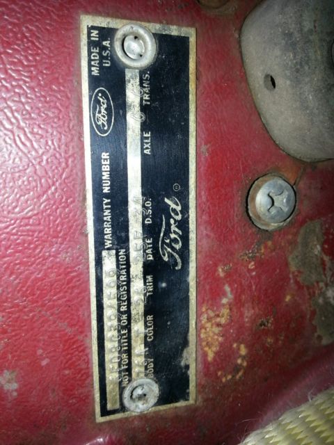 1966 Red Ford Mustang Convertible