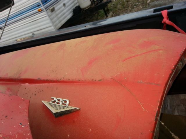 1966 Red Ford Mustang Convertible