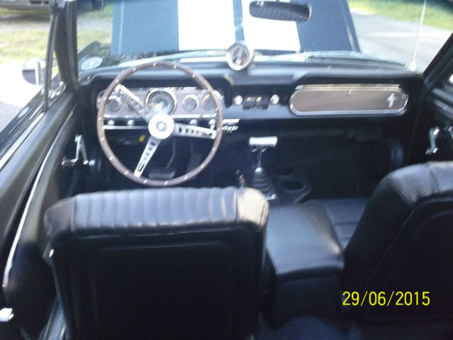 1966 Blue Ford Mustang Convertible