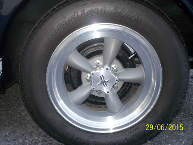 1966 Blue Ford Mustang Convertible