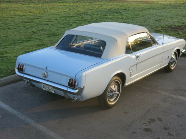 1966 Arcadian blue Ford Mustang Convertible