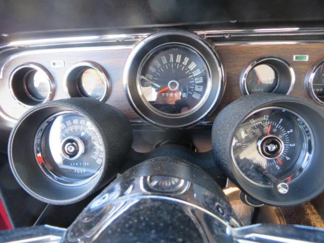 1966 Red Ford Mustang Convertible