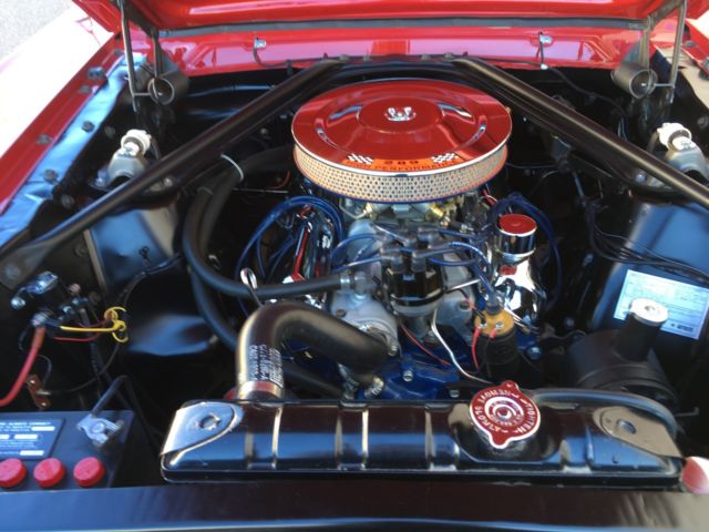 1966 Red Ford Mustang Convertible