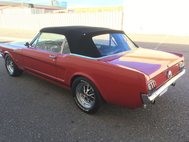 1966 Red Ford Mustang Convertible