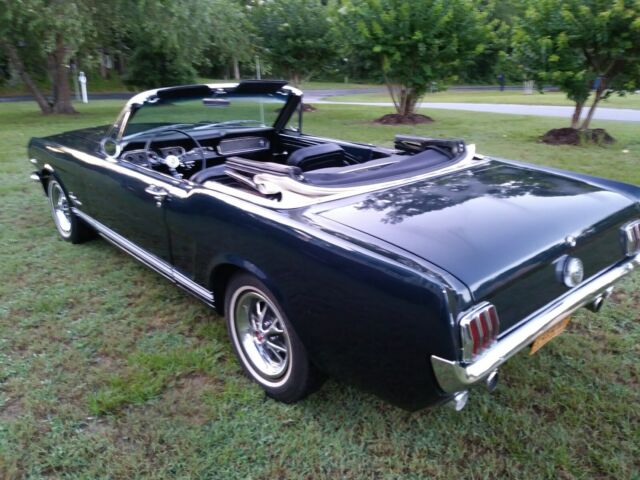 1966 Blue Ford Mustang Convertible