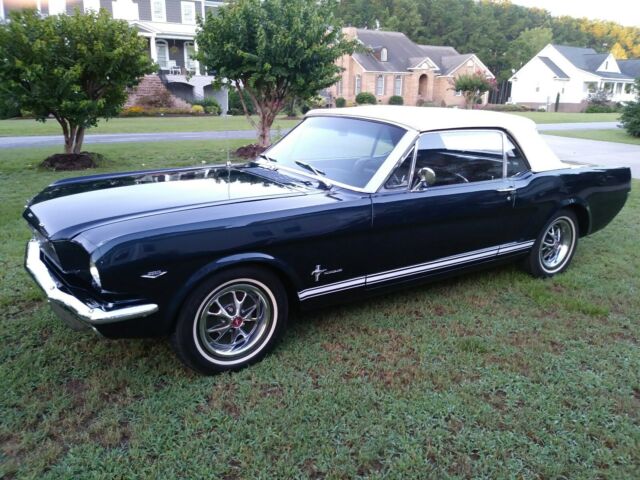 1966 Blue Ford Mustang Convertible
