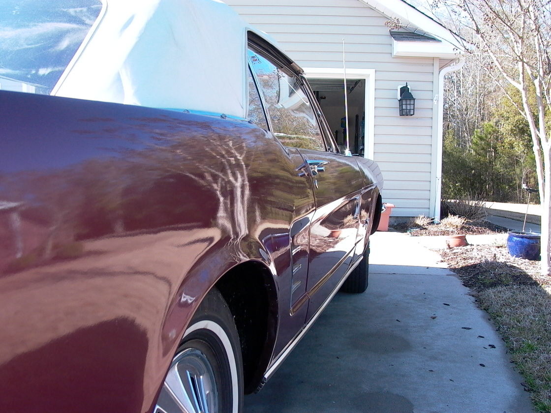 1966 Burgundy Metallic Ford Mustang Convertible