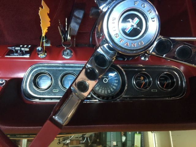 1966 Red Ford Mustang Coupe