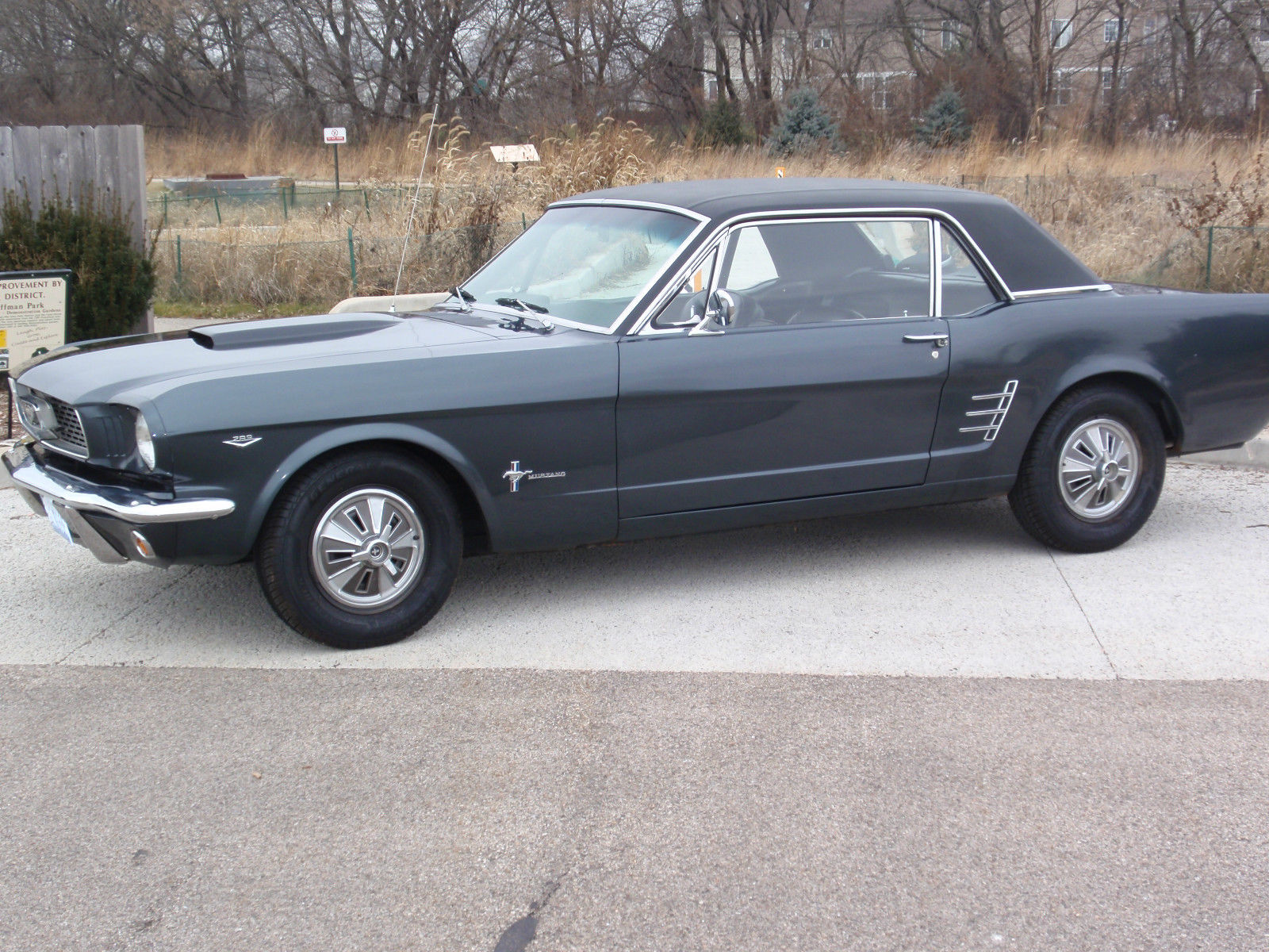 1966 Gray/Black Ford Mustang Coupe