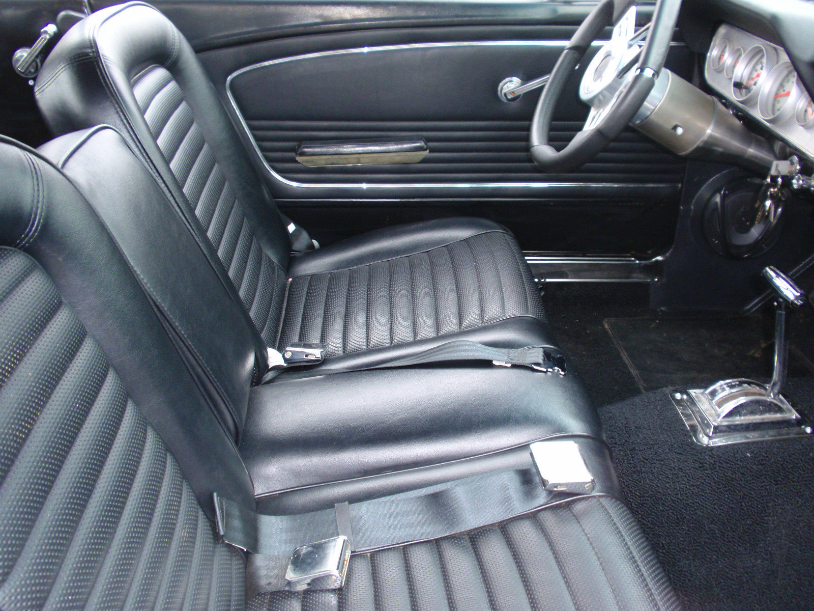 1966 Gray/Black Ford Mustang Coupe