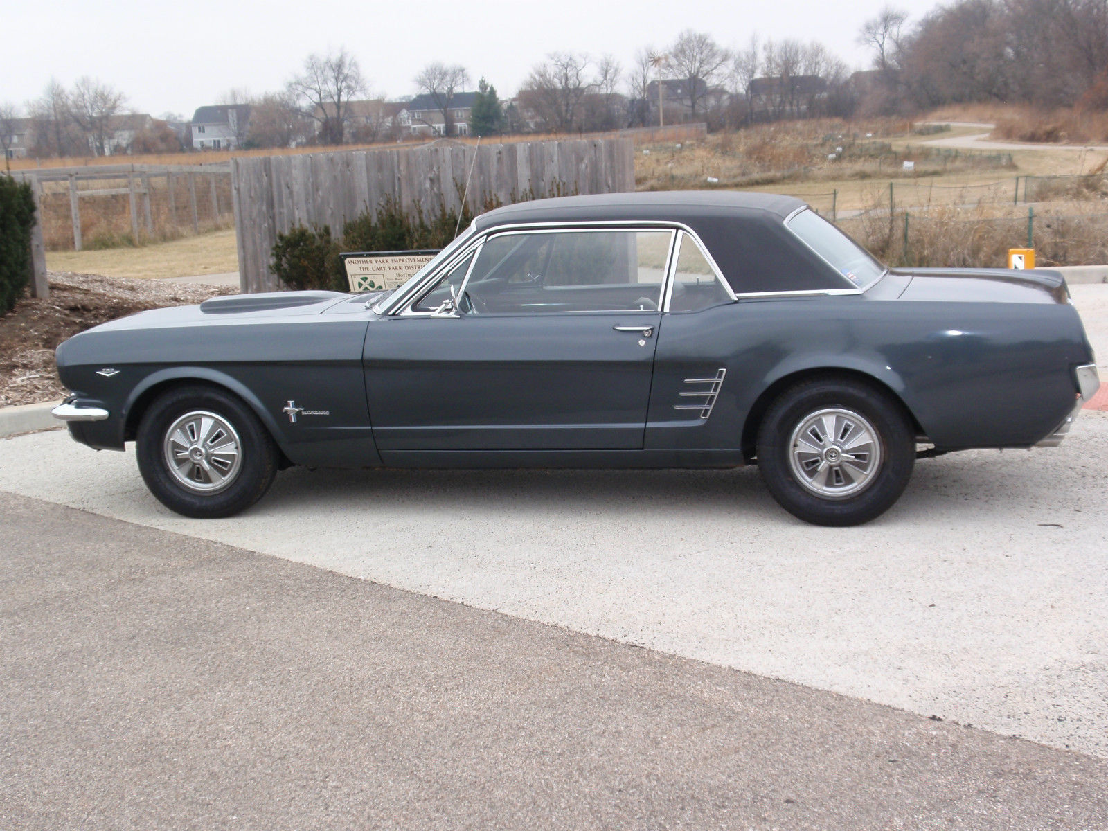 1966 Gray/Black Ford Mustang Coupe