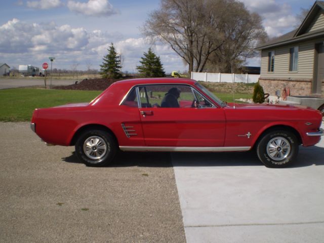 1966 Red Ford Mustang Coupe