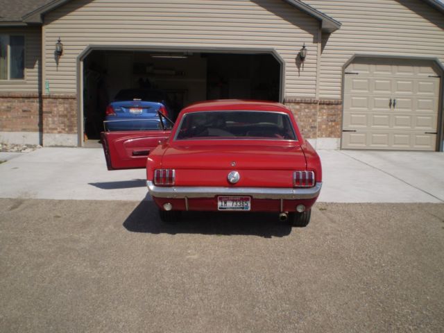 1966 Red Ford Mustang Coupe