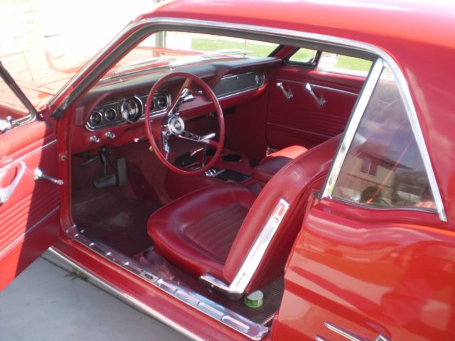 1966 Red Ford Mustang Coupe