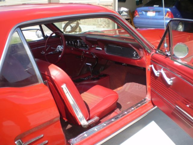 1966 Red Ford Mustang Coupe