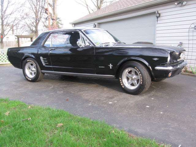 1966 Black Ford Mustang Coupe