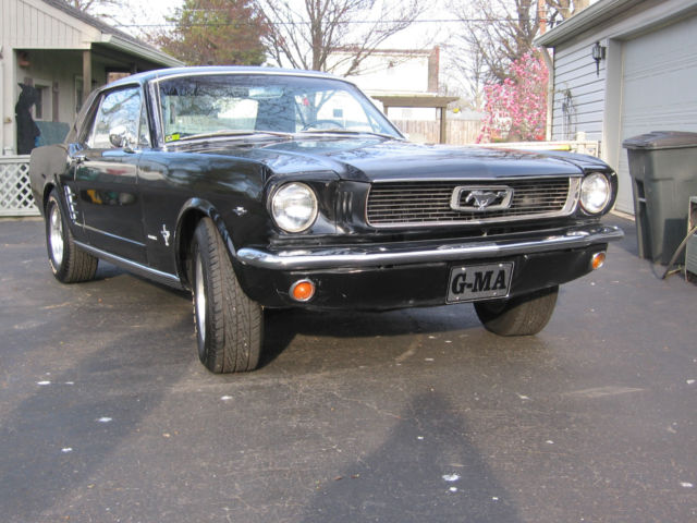 1966 Black Ford Mustang Coupe