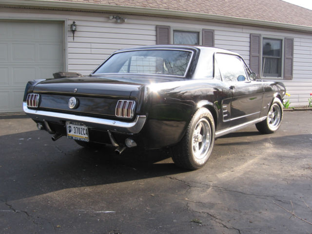 1966 Black Ford Mustang Coupe