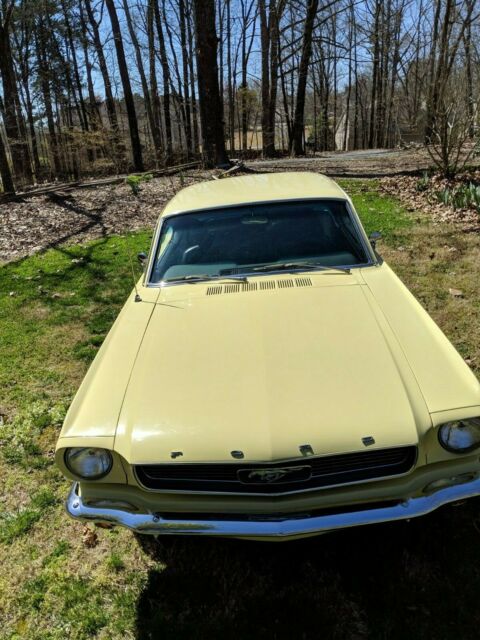 1966 Yellow Ford Mustang Coupe
