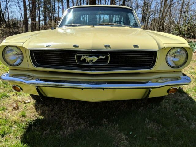 1966 Yellow Ford Mustang Coupe