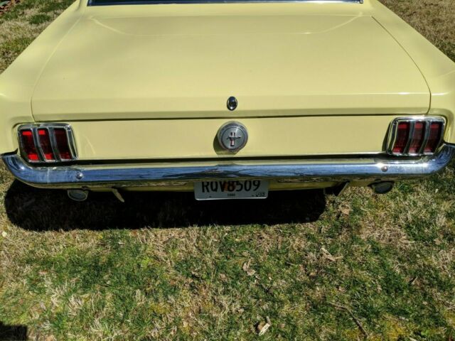 1966 Yellow Ford Mustang Coupe