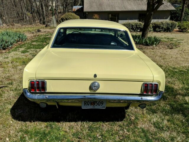 1966 Yellow Ford Mustang Coupe