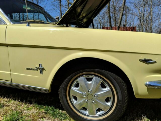 1966 Yellow Ford Mustang Coupe