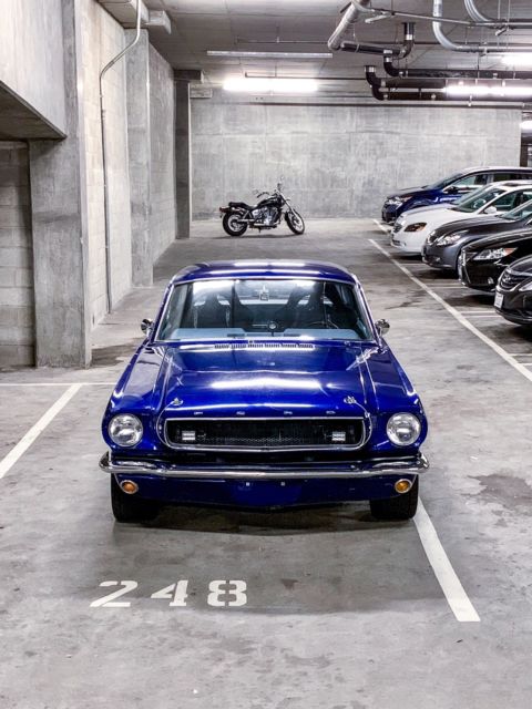 1966 Blue Ford Mustang Coupe
