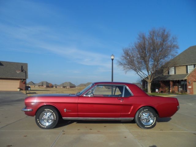 1966 Burgundy Ford Mustang Coupe