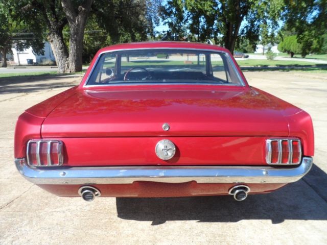 1966 Burgundy Ford Mustang Coupe