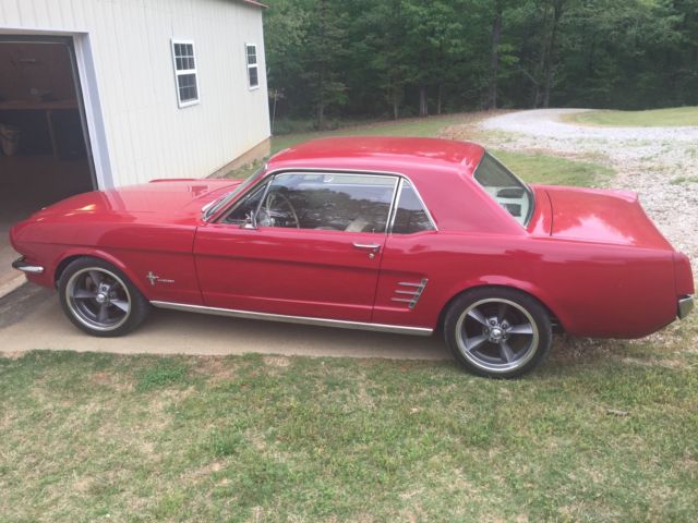 1966 Red Ford Mustang Coupe