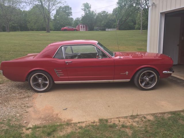 1966 Red Ford Mustang Coupe