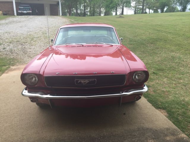 1966 Red Ford Mustang Coupe