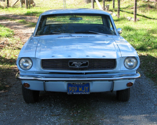 1966 Blue Ford Mustang Coupe