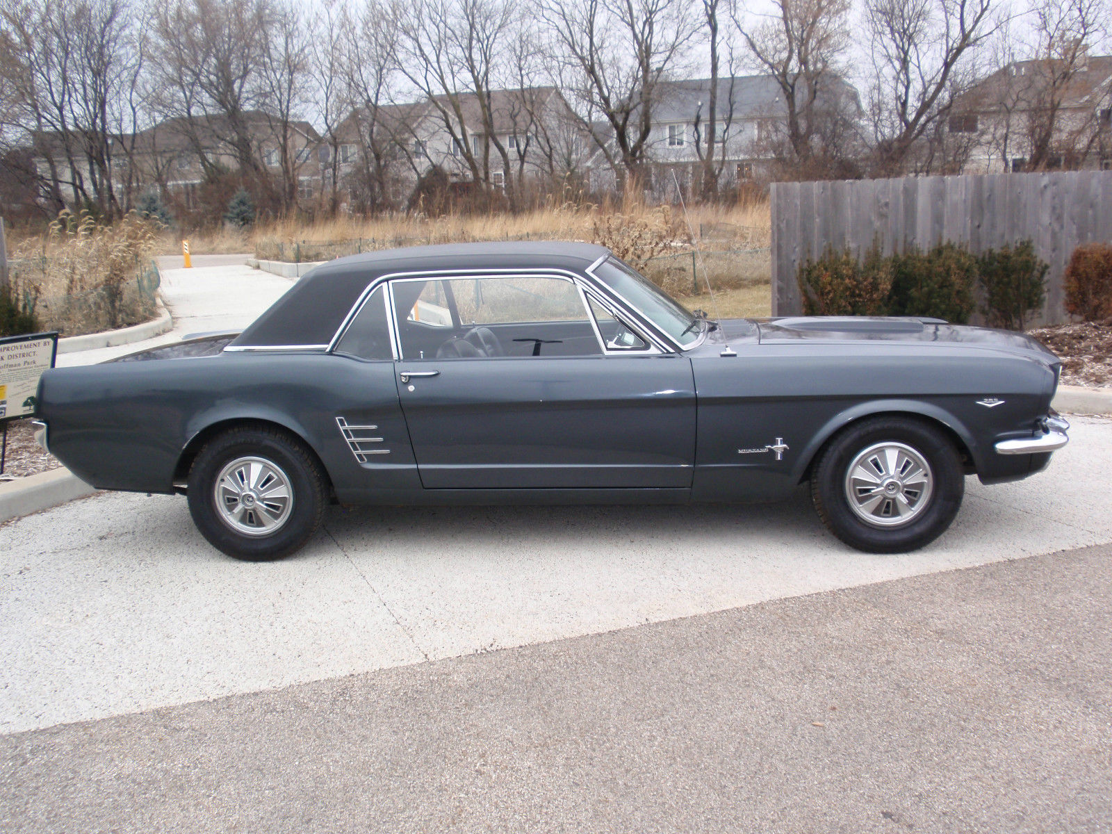 1966 Gray/Black Ford Mustang Coupe