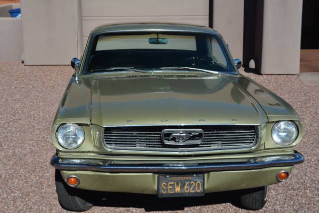 1966 Green Ford Mustang Coupe