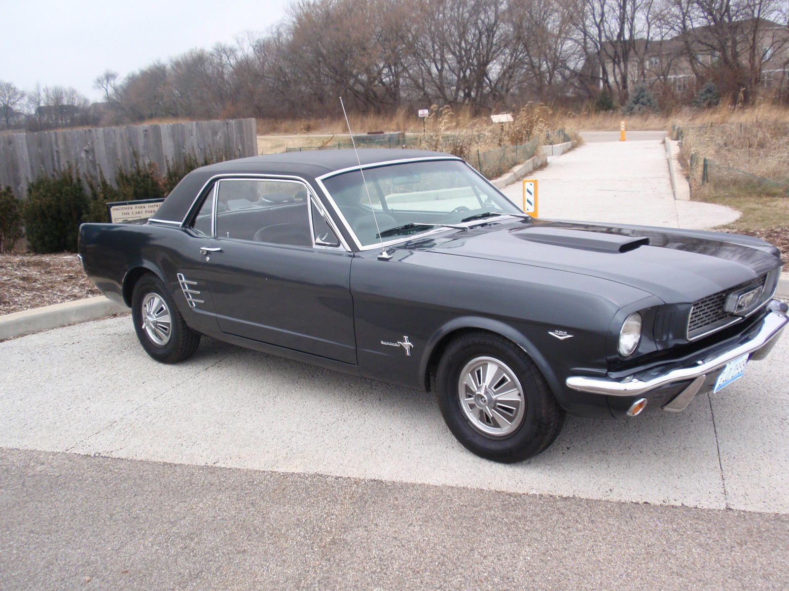 1966 Gray/Black Ford Mustang Coupe