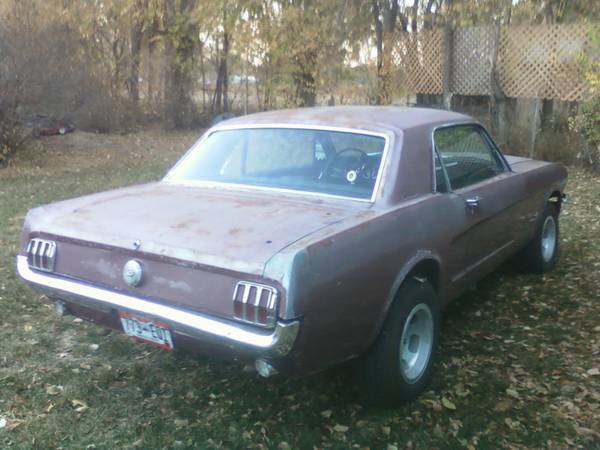 1966 Burgundy Ford Mustang Coupe