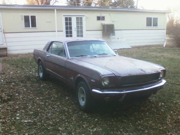 1966 Burgundy Ford Mustang Coupe