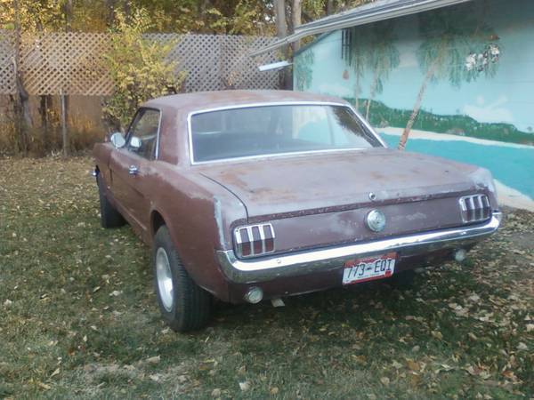 1966 Burgundy Ford Mustang Coupe